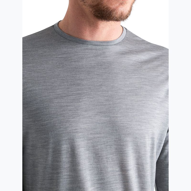 Uomo Icebreaker Merino 125 Cool-Lite Sphere III LS Tee metro heather trekking longsleeve 4