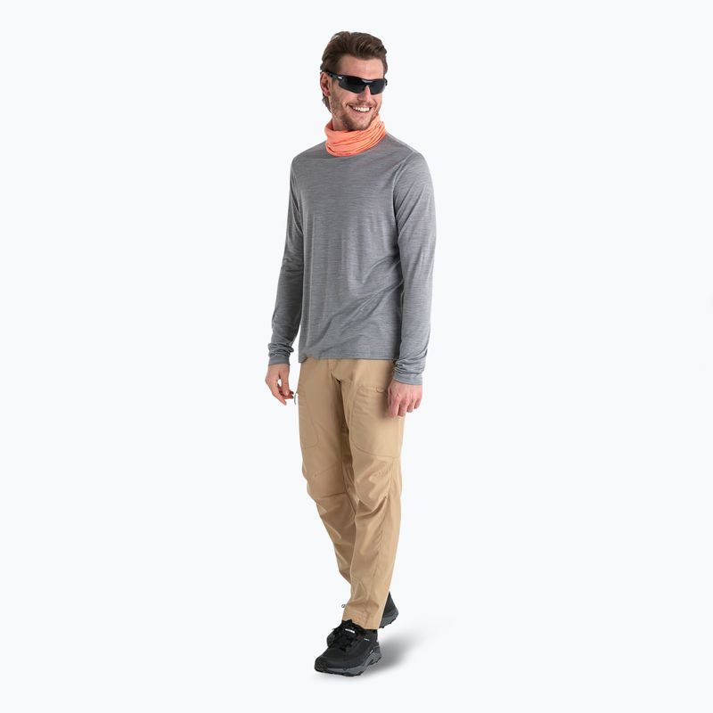 Uomo Icebreaker Merino 125 Cool-Lite Sphere III LS Tee metro heather trekking longsleeve 5