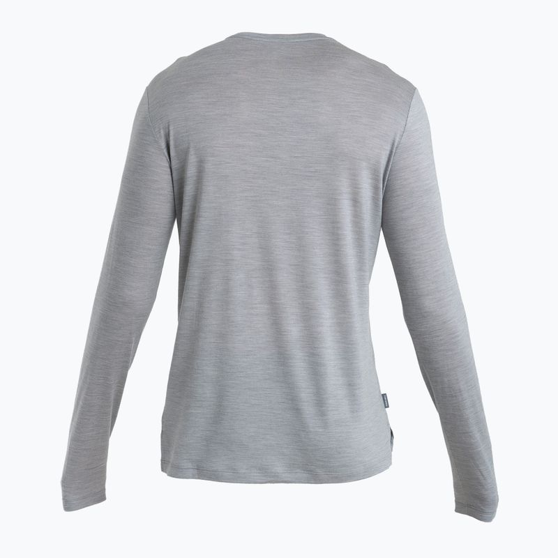 Uomo Icebreaker Merino 125 Cool-Lite Sphere III LS Tee metro heather trekking longsleeve 7
