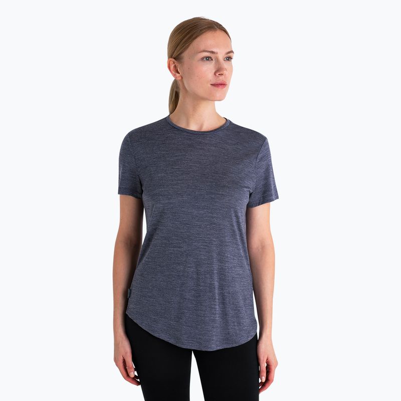 Maglietta da trekking Icebreaker donna Merino 125 Cool-Lite Sphere III SS Tee midnight navy heather