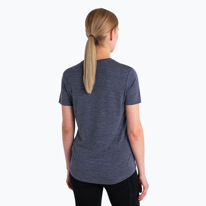 Maglietta da trekking Icebreaker donna Merino 125 Cool-Lite Sphere III SS Tee midnight navy heather 3