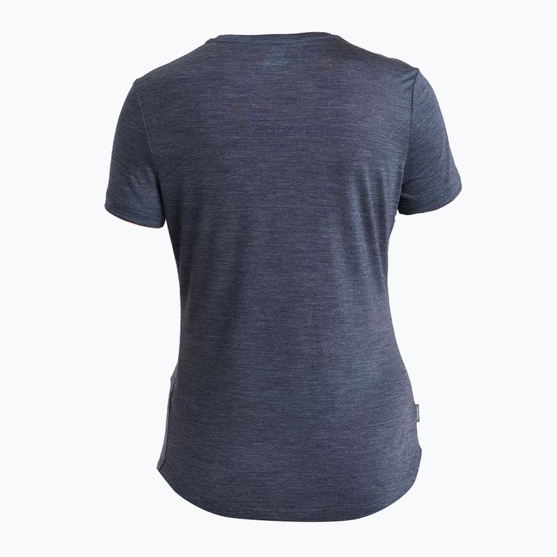 Maglietta da trekking Icebreaker donna Merino 125 Cool-Lite Sphere III SS Tee midnight navy heather 7