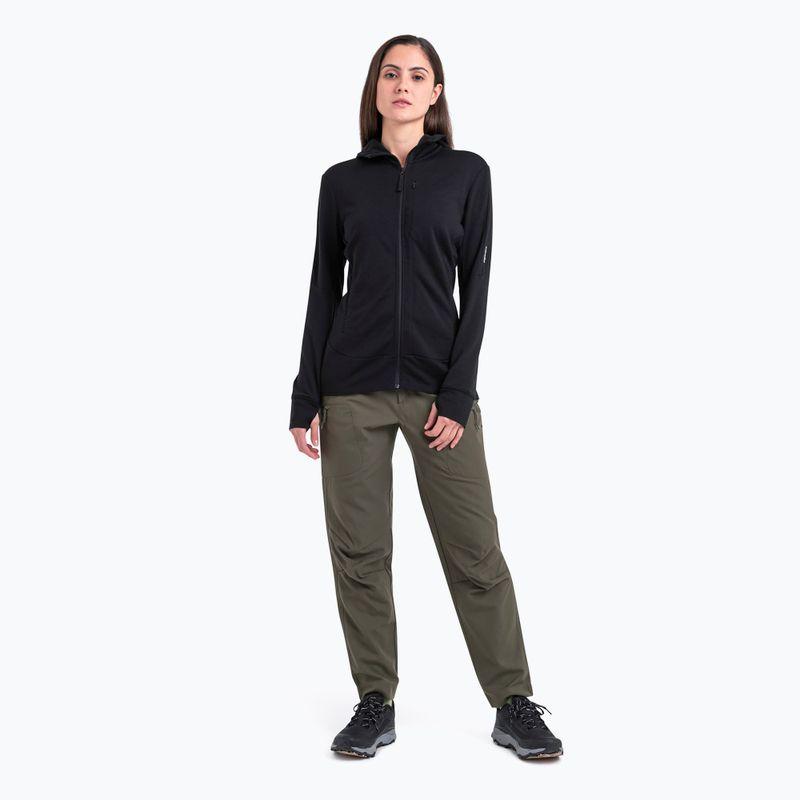 Icebreaker giacca da trekking da donna Merino 260 Quantum IV nero 2