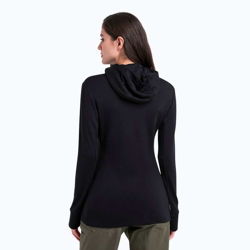 Icebreaker giacca da trekking da donna Merino 260 Quantum IV nero 3