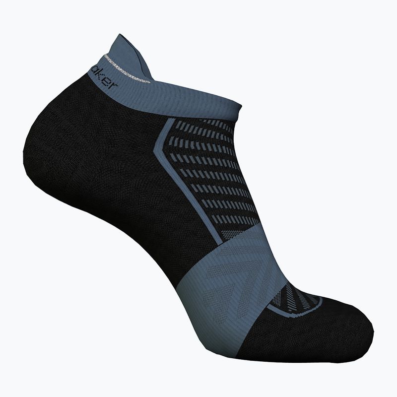 Calze da corsa Icebreaker Merino Run+ Ultralight Micro nero/grafite da uomo 2