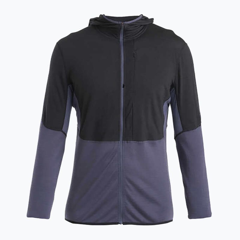 Giacca da trekking Icebreaker Merino 200 Realfleece™ Descender uomo nero/grafite/cb