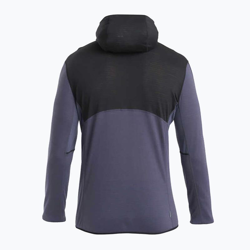 Giacca da trekking Icebreaker Merino 200 Realfleece™ Descender uomo nero/grafite/cb 2