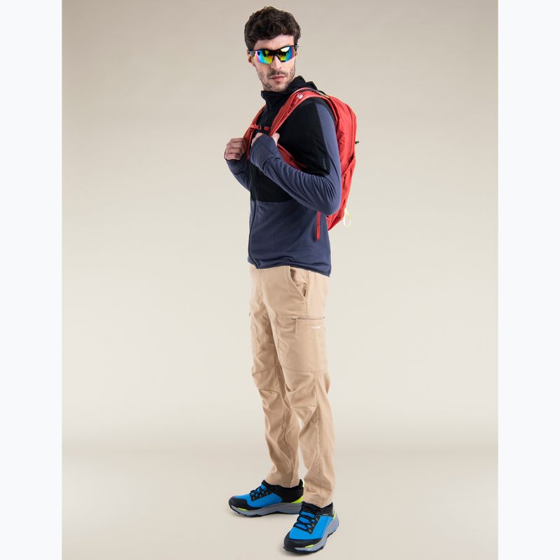 Giacca da trekking Icebreaker Merino 200 Realfleece™ Descender uomo nero/grafite/cb 8