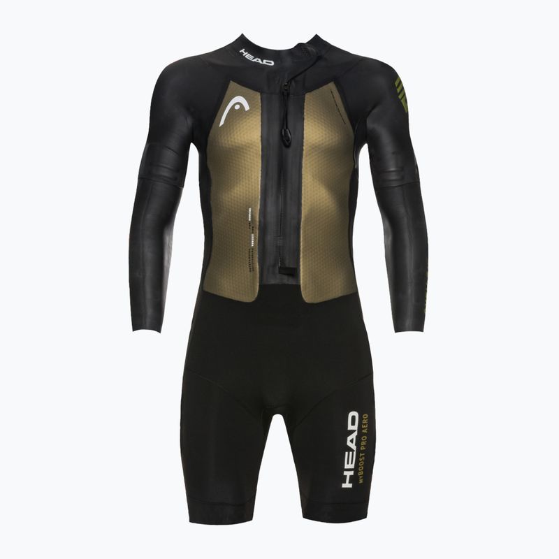 Muta da triathlon da uomo HEAD Swimrun Myboost Pro Aero 4/2/1.5 nero/oro 2