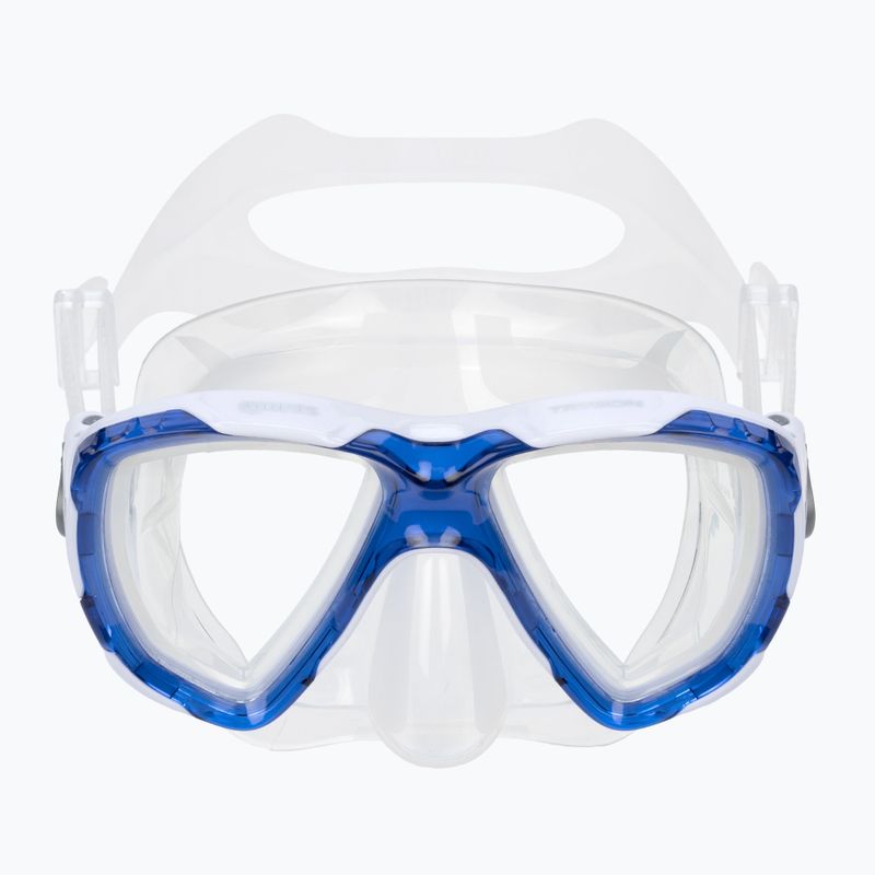 Maschera da snorkeling Mares Trygon blu/chiaro 2