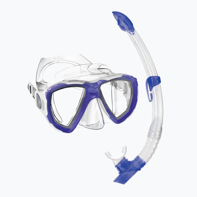 Mares Combo Trygon kit snorkel blu/bianco/chiaro