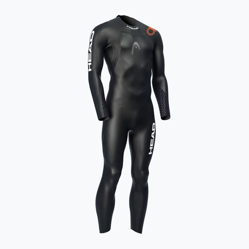 Muta da triathlon da uomo HEAD Ow Shell FS 3.2.2 nero/arancio 6