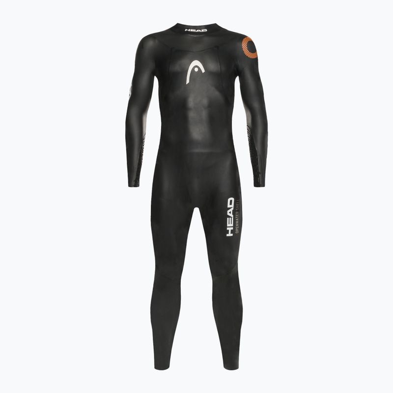 Muta da triathlon da uomo HEAD Ow Shell FS 3.2.2 nero/arancio 2