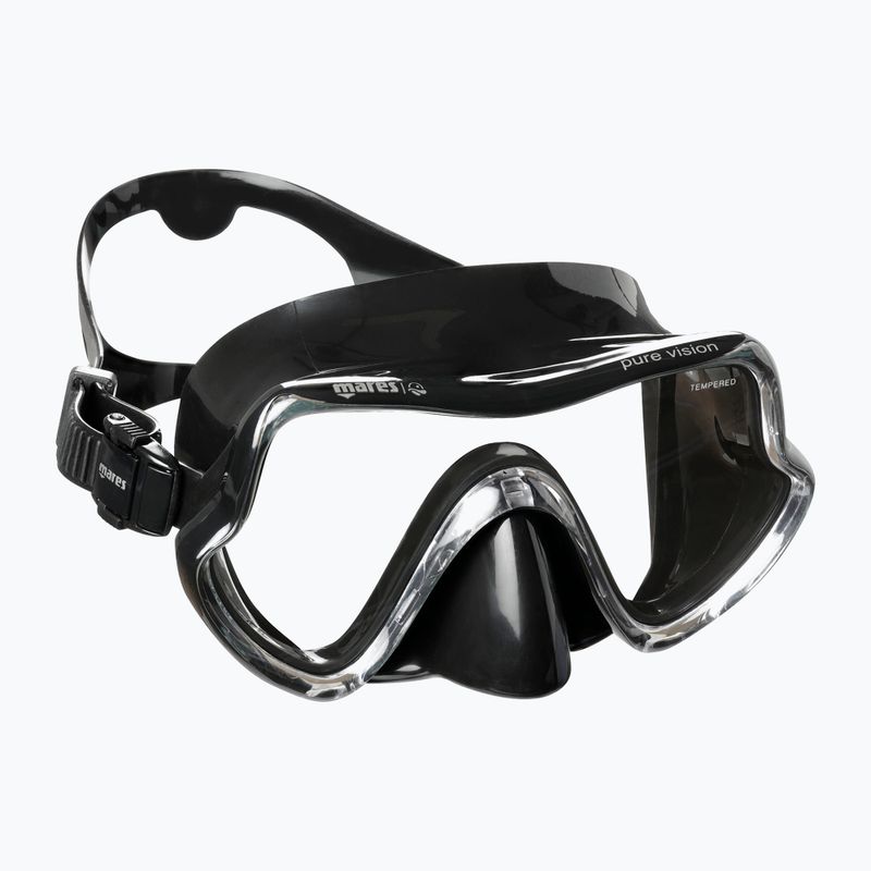Maschera da snorkeling Mares Pure Vision nera 6