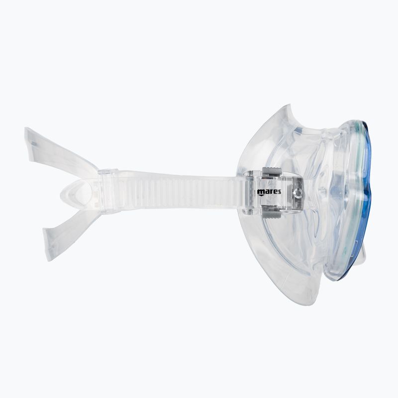 Maschera da snorkeling Mares Pure Vision trasparente/blu 3
