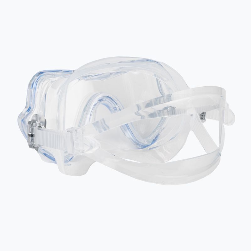 Maschera da snorkeling Mares Pure Vision trasparente/blu 4