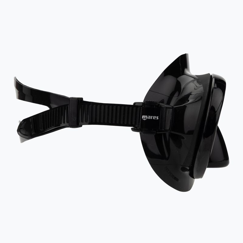 Maschera da snorkeling Mares Vento nero/nero 3