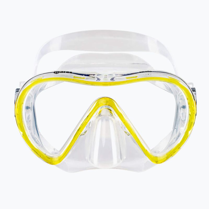 Maschera da snorkeling Mares Vento giallo/chiaro 2