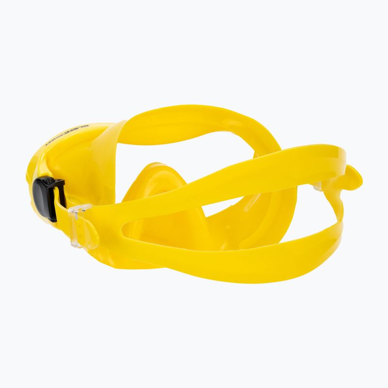 Maschera subacquea per bambini Mares Blenny giallo 4