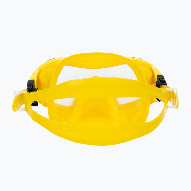 Maschera subacquea per bambini Mares Blenny giallo 5