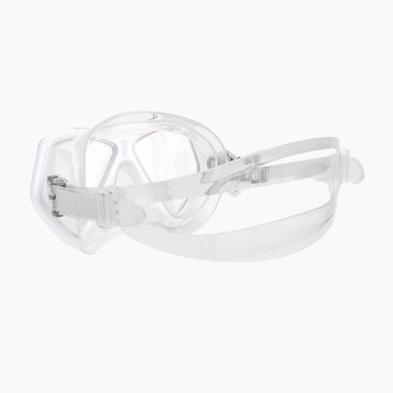 Maschera subacquea Mares Pirate trasparente/rosa per bambini 4