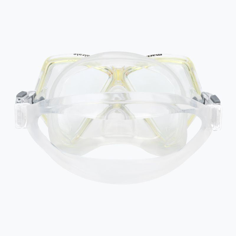 Maschera subacquea per bambini Mares Pirate trasparente/gialla 5