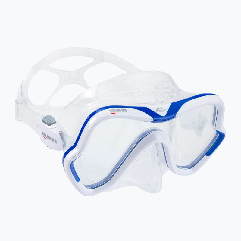 Maschera subacquea Mares One Vision trasparente/blu