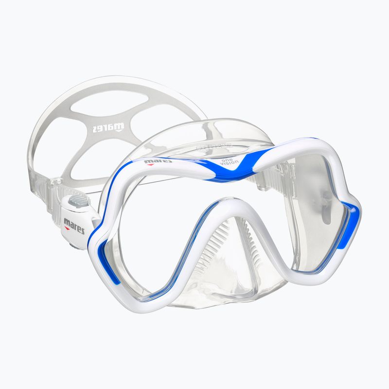 Maschera subacquea Mares One Vision trasparente/blu 6