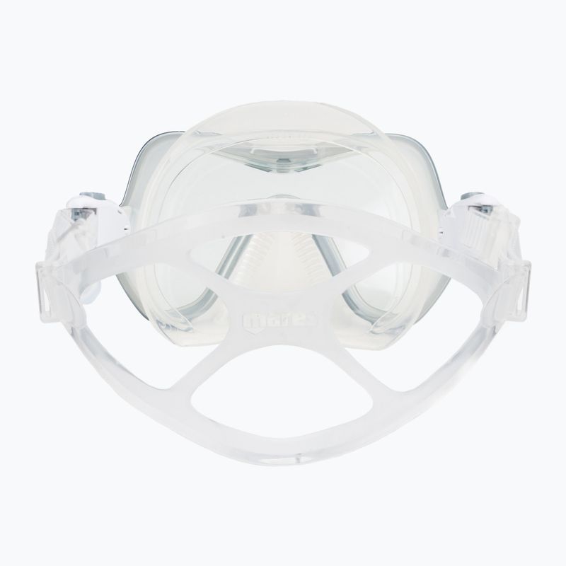 Maschera subacquea Mares One Vision bianca e trasparente 5