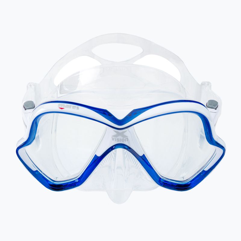 Maschera subacquea Mares X-Vision trasparente/blu 2