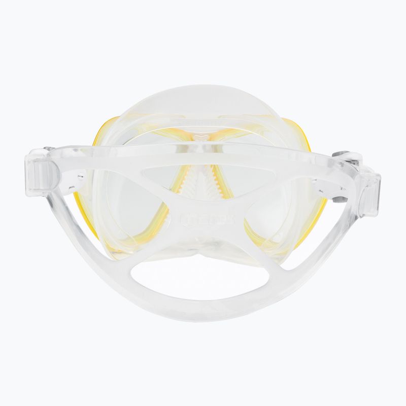 Maschera subacquea Mares X-Vision trasparente/gialla 5