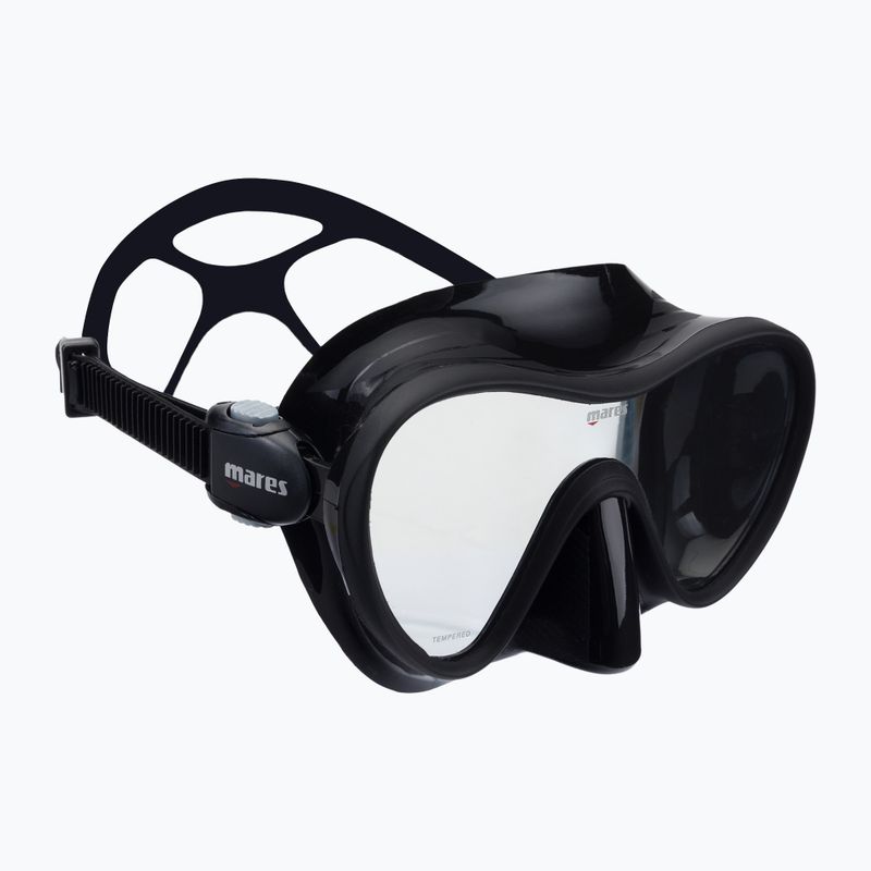 Maschera subacquea Mares Nero tropicale