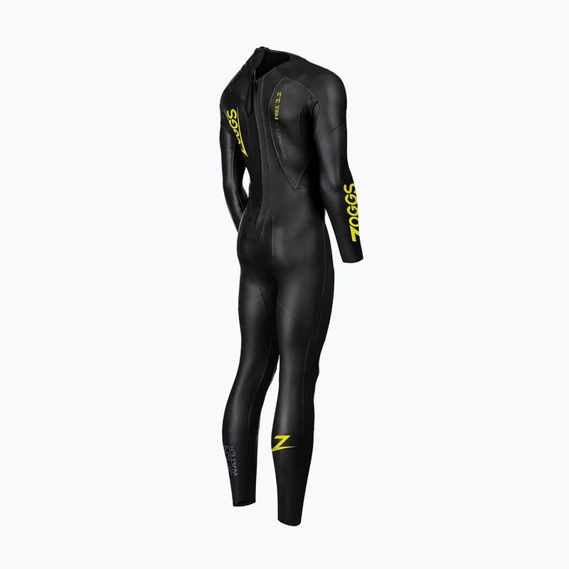 Muta da nuoto da donna Zoggs Ow Free 3/2 mm black/yellow 2
