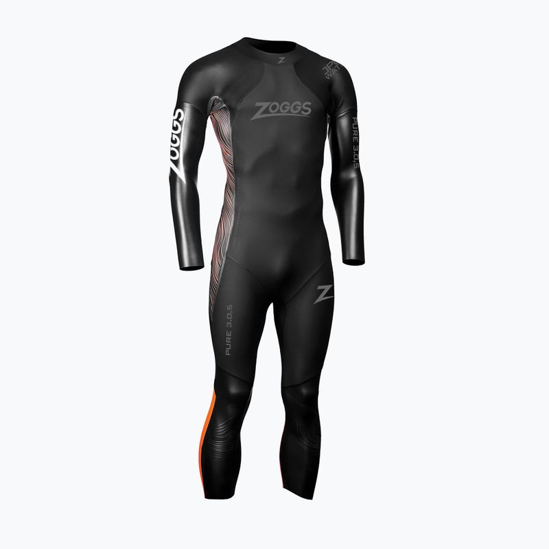 Schiuma da nuoto da uomo Zoggs Ow Pure Fs 3.0.5 mm 3/4 nero