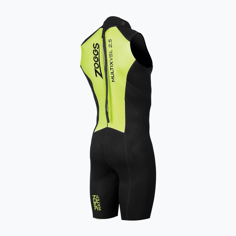 Muta da nuoto da uomo Zoggs OW Multix VSL 2,5 mm nero/lime 2