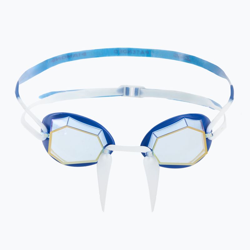 Occhialini da nuoto Zoggs Diamond Titanium blu/bianco/oro specchiante 2
