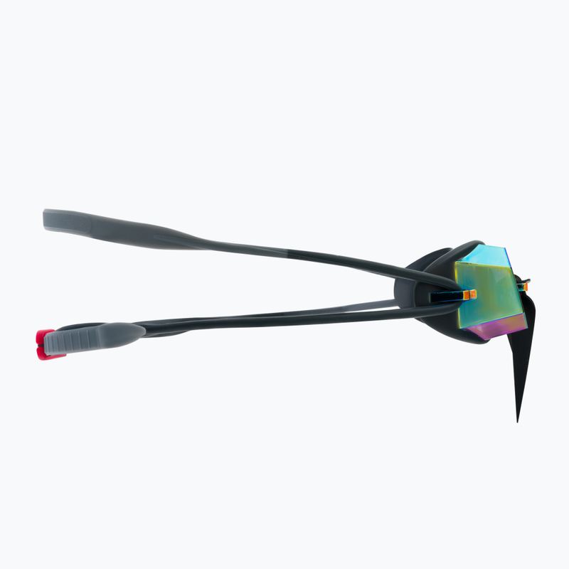 Occhiali da nuoto Zoggs Diamond Titanium grigio/nero/rosso specchio 3