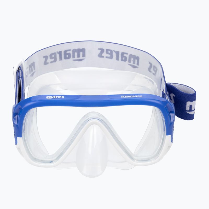 Maschera da snorkeling Mares Keewee blu/chiaro 2