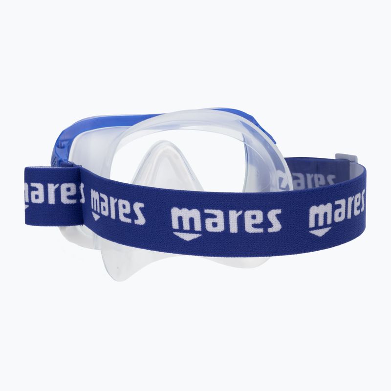 Maschera da snorkeling Mares Keewee blu/chiaro 4