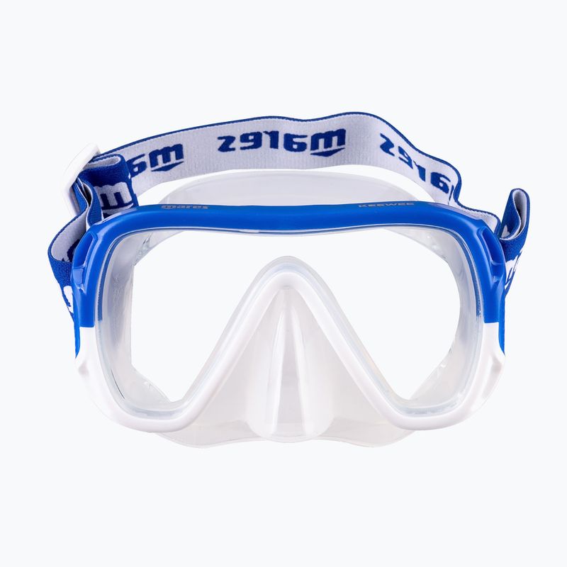Maschera da snorkeling Mares Keewee blu/chiaro 6