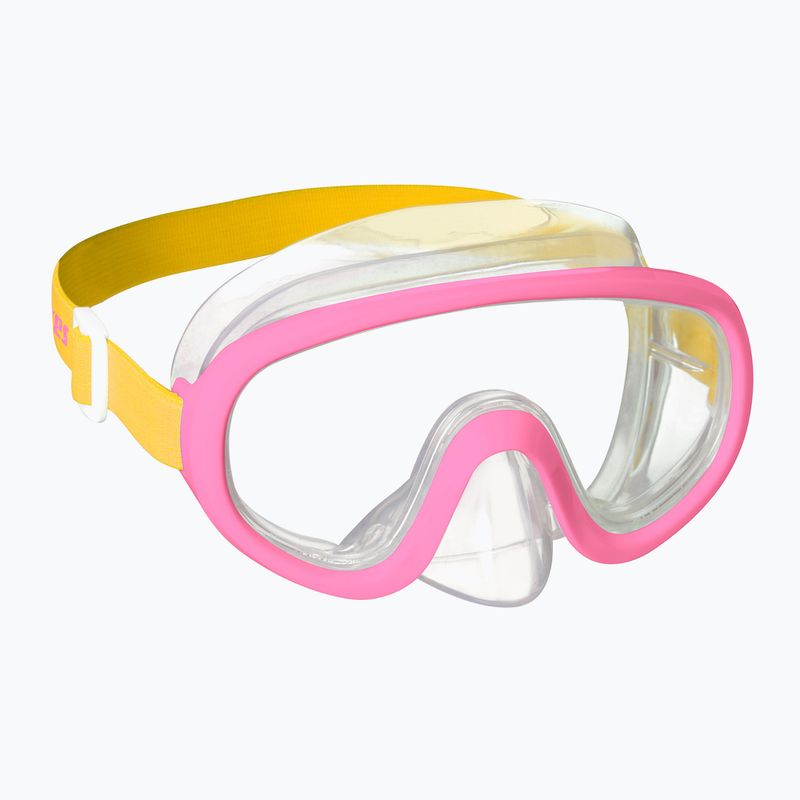 Mares Combo Jelly rosa/giallo/chiaro kit snorkeling per bambini 2