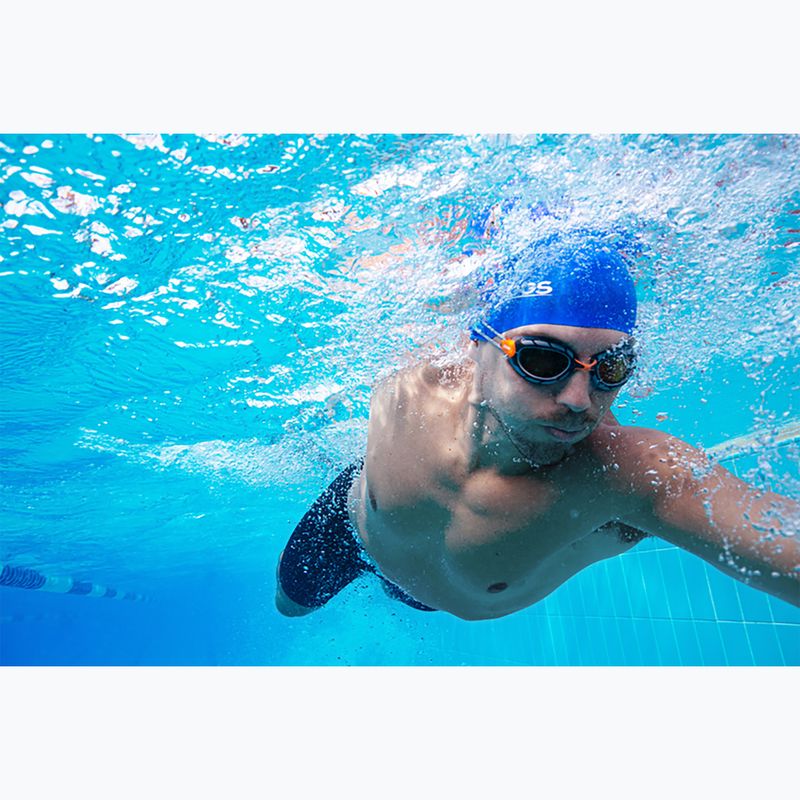 Zoggs Predator Occhiali da nuoto polarizzati Ultra grigio/ arancio/ rame polarizzato 5