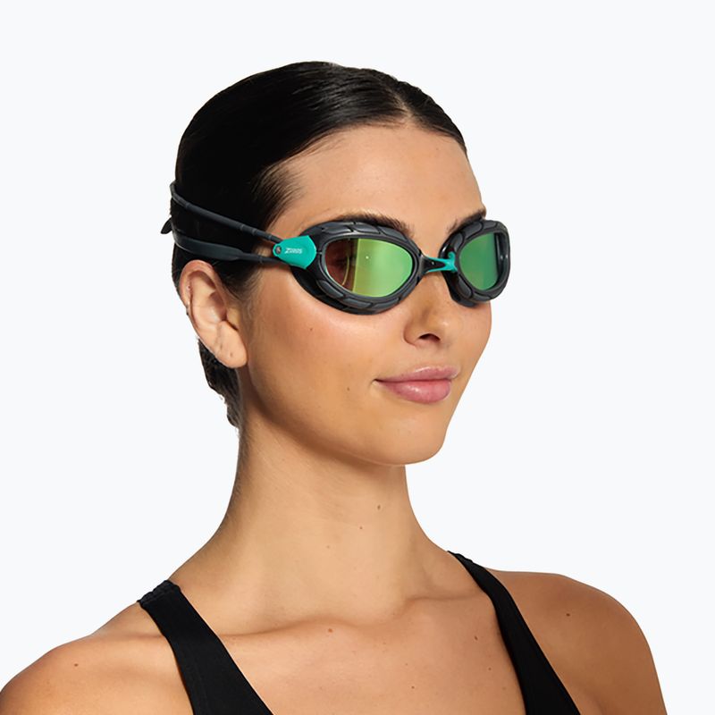 Occhiali da nuoto Zoggs Predator Titanium Reactor grigio/ turchese/ titanium reactor 5