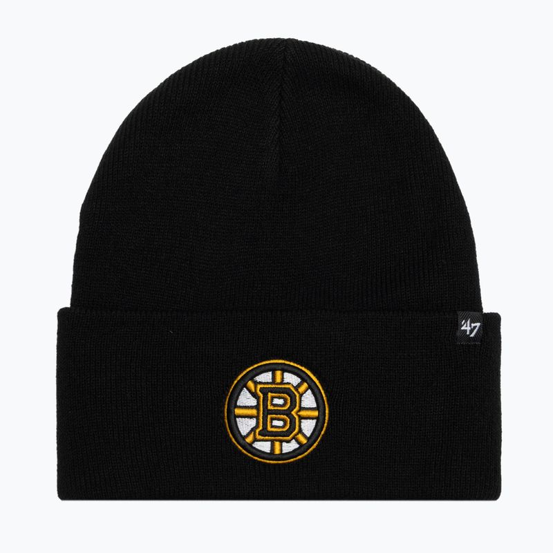 47 Brand NHL Boston Bruins Haymaker berretto invernale nero