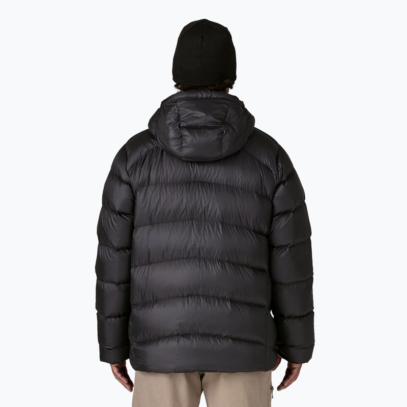 Felpa con cappuccio da uomo Patagonia Fitz Roy Down Hoody nero 3