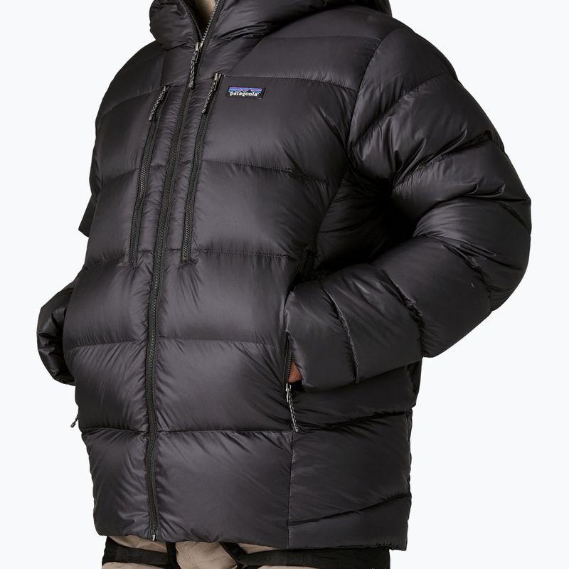 Felpa con cappuccio da uomo Patagonia Fitz Roy Down Hoody nero 6