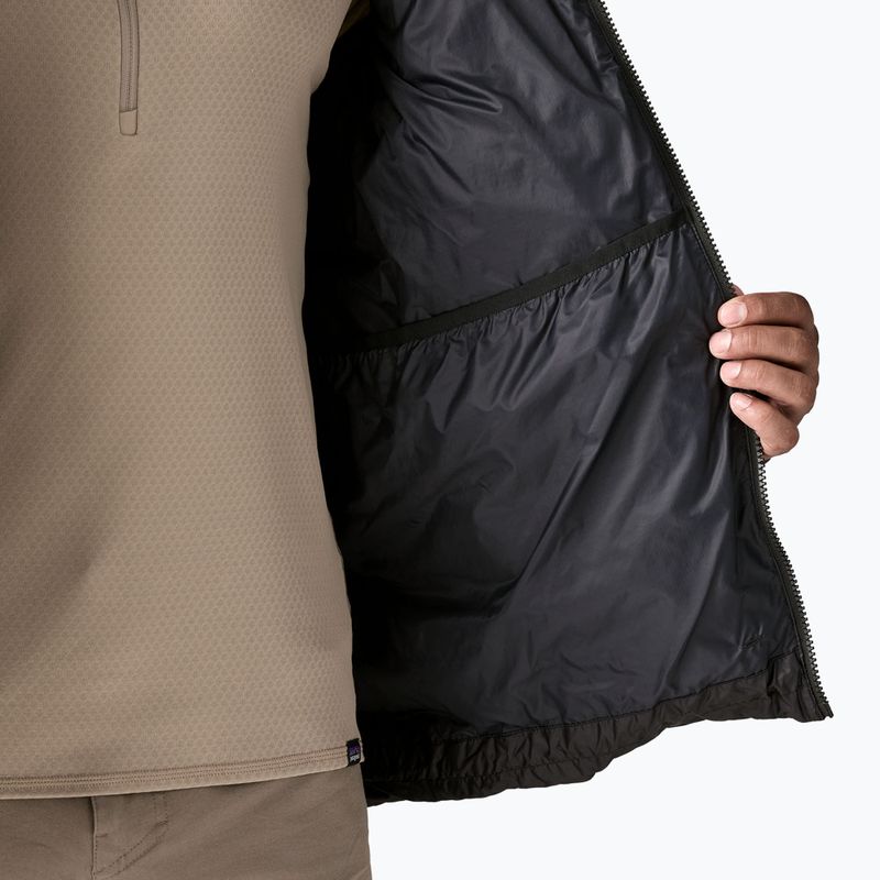 Felpa con cappuccio da uomo Patagonia Fitz Roy Down Hoody nero 9