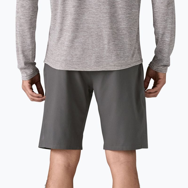 Pantaloncini Patagonia Terravia Trail 10" da uomo, grigio forgia 3