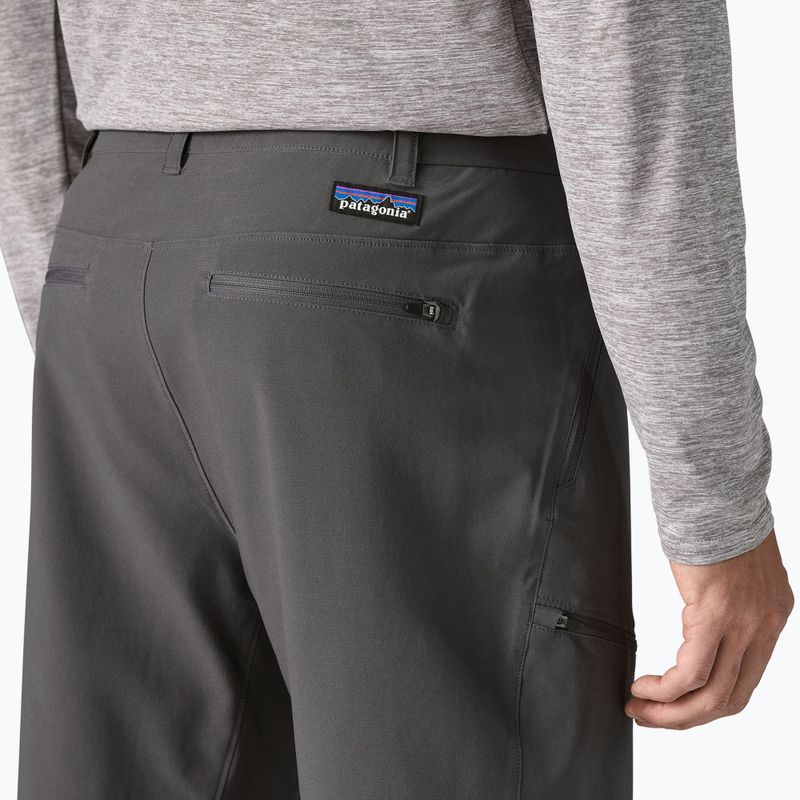Pantaloncini Patagonia Terravia Trail 10" da uomo, grigio forgia 6