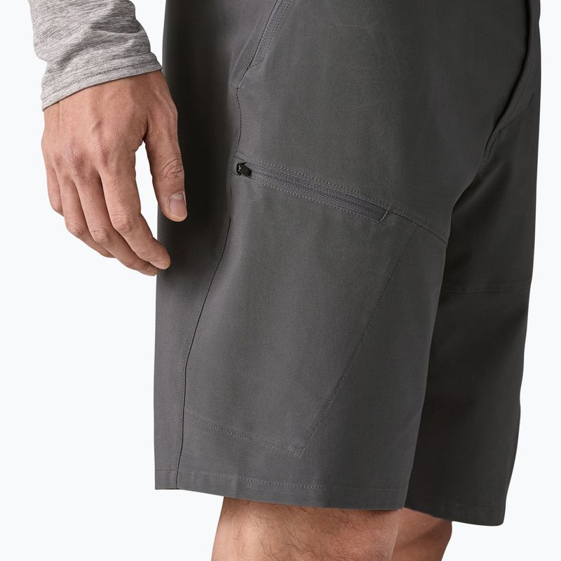Pantaloncini Patagonia Terravia Trail 10" da uomo, grigio forgia 8